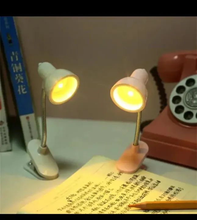 Mini Studying Lamp Mini Book Light With Clip Portable Led Reading Lamp Travel Bedroom Night Light Night Lights Eye Protections